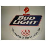 Bud Light Olympic Tin Sign