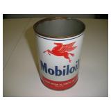 Mobil Oil Tin Quart Can