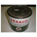 TEXACO Grease Tin Can