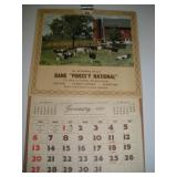 1957 PUNXSY Bank Calendar 8 x 12