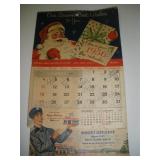 1956 ESSO Calendar 15 x 9