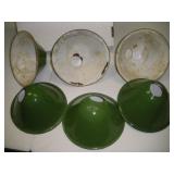 9 Inch Porclian Light Shade 6 Pcs 1 Lot