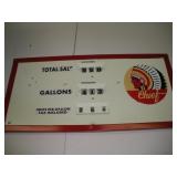 Cheif Gas Pump Metal Face