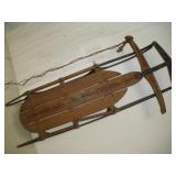 Flexible Flyer Wood Steel Runner Sled 36 Inch