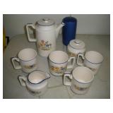 Sun ray Ceramic Coffee Server Set