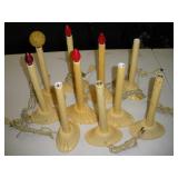 Vintage Window single Electric Candles 10 Pcs
