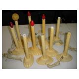 Vintage Window single Electric Candles 10 Pcs