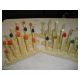 Vintage Window 5 Light  Electric Candles 6 sets
