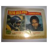 1974 All Pro-OJ Simpson-L McCutcheon Card