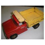 1960 TONKA Red Yellow Metal Dump Truck  14 Inch