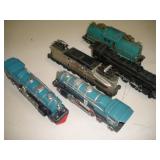 Cast Plastic Solid Train Models 8 Inch Long