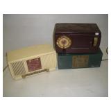 (3) Vintage Tube Radios
