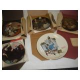 (5) Norman Rockwell Plates