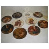 (10) Norman Rockwell Plates