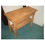Vintage Wood Table  36x16x28 Inches
