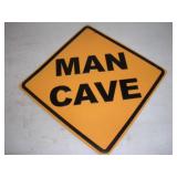 Man Cave Metal Sign  13 Inches