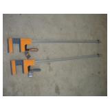 (2) Bora PortaMate Aluminium Bar Clamps 48 Inches