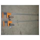 (2) Bora PortaMate Aluminium Bar Clamps 48 Inches
