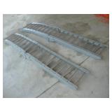 Western Galvanized Folding Ramps  7ft Long