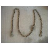 8ft Tow Chain  Link - 1 1/4x2 Inches