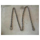 8 ft Tow Chain  Link - 1 1/4x2 Inches