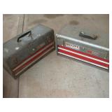 (2) Craftsman Metal Tool Boxes  20x9x10 Inches