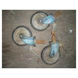 (3) 8 Inch Scaffold Wheels