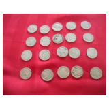 (20) Buffalo Nickels