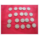 (20) Buffalo Nickels