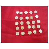 (25) 1960-1964 Roosevelt Dimes