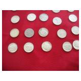 (25) 1960-1964 Roosevelt Dimes