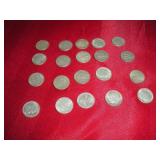 (20) 1960-1964 Roosevelt Dimes