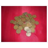 (50) Wheat Pennies