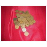 (50) Wheat Pennies
