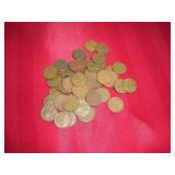 (50) Wheat Pennies