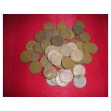 (50) Wheat Pennies