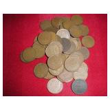 (50) Wheat Pennies