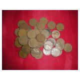(50) Wheat Pennies