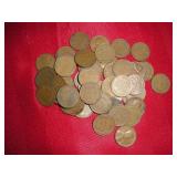 (50) Wheat Pennies