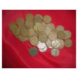 (50) Wheat Pennies