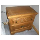 Oak Night Stand, 26x16x24