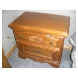 Oak Night Stand, 26x16x24