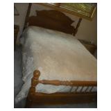 Oak Full Size Bed, Headboard, Footboard, Sides