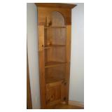 Pine Corner Cupboard, 24x17x78