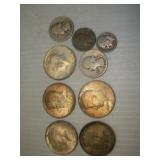 Silver US Coins- 1964 Kennedy Half Dollars (4)