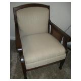 Vintage Wood and Cane (Sides) Chair,