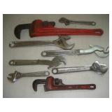 Crescent and Rigid Pipe Wrenches
