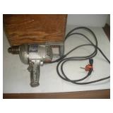 Blue Point Electric Drill in Wood Box