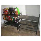 2 Metal Shelves-No Contents, 30x12x30