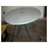 Plastic Outdoor Table, 39x29